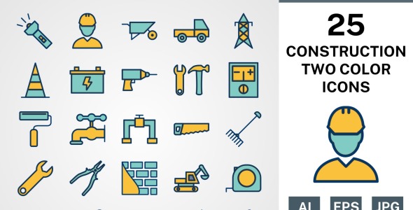 Набор иконок на тему industrial