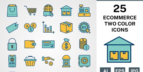 Набор иконок на тему shopping