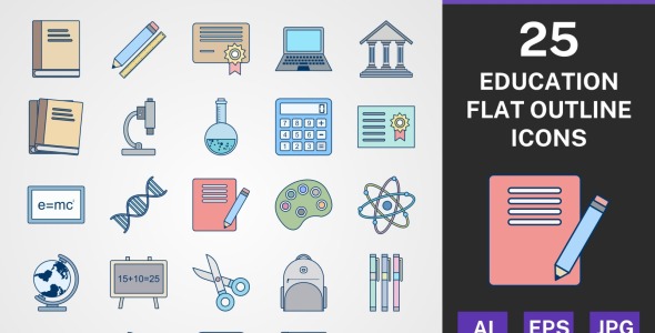 Набор иконок на тему science