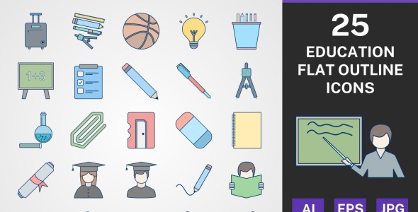 Набор иконок на тему science