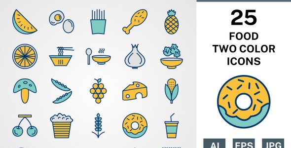 Набор иконок на тему food