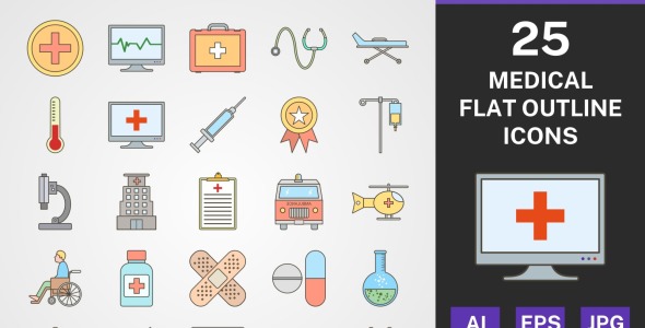 Набор иконок на тему medical