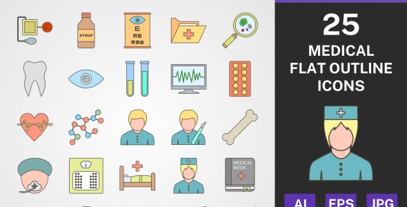 Набор иконок на тему medical