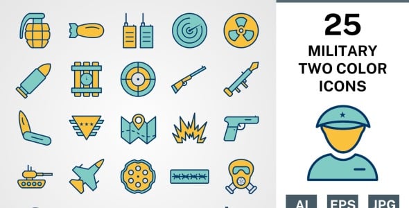 Набор иконок на тему military