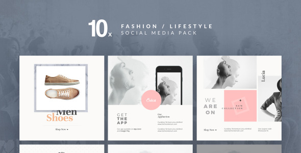 Шаблон для соцсетей на тему графика