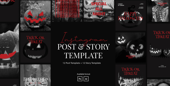 Шаблон для соцсетей на тему графика