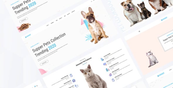 шаблон сайта animart pet shop care
