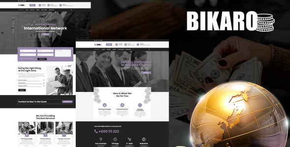 финансовая тема wordpress