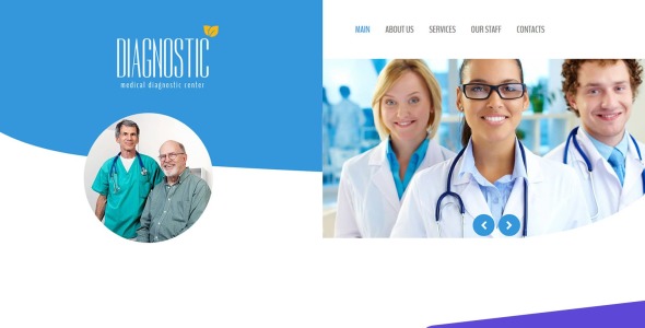 Medical Diagnostic Center Moto CMS 3 Template