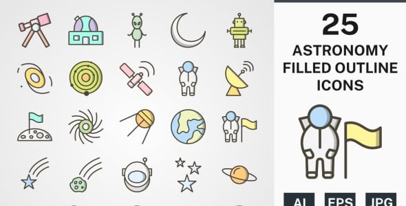 Набор иконок на тему science