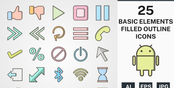 Набор иконок на тему data