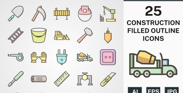 Набор иконок на тему industrial