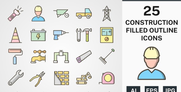 Набор иконок на тему industrial