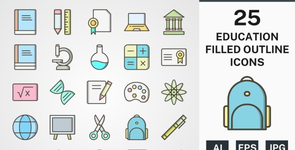 Набор иконок на тему science