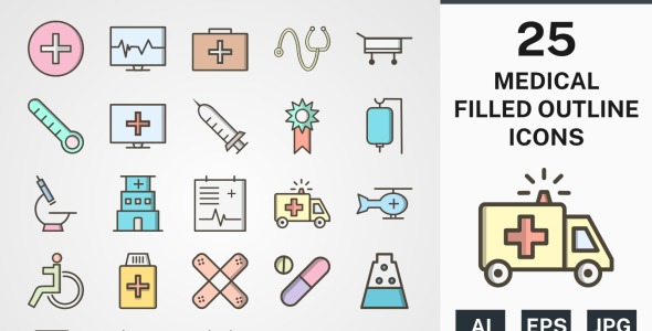 Набор иконок на тему medical