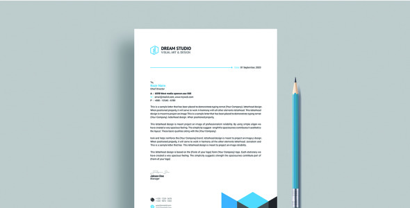 Фирменный стиль на тему графика