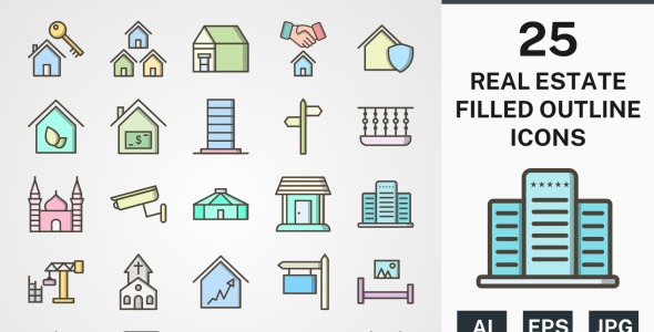 Набор иконок на тему city