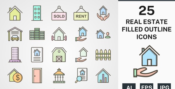 Набор иконок на тему city