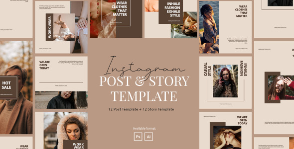 Шаблон для соцсетей на тему графика