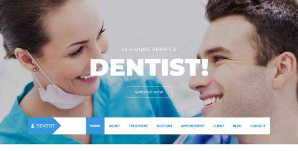 Dentist Landing Page Template