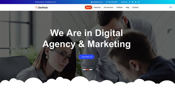 SeoPack Landing Page Template