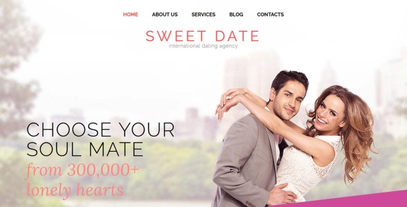 шаблон dating moto cms 3