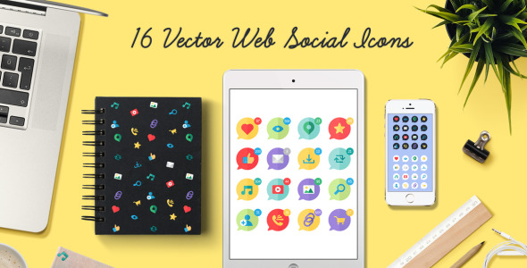 Набор иконок на тему social media