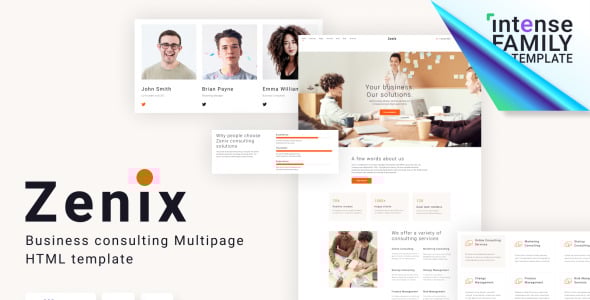 бизнес-консалтинг html шаблон сайта