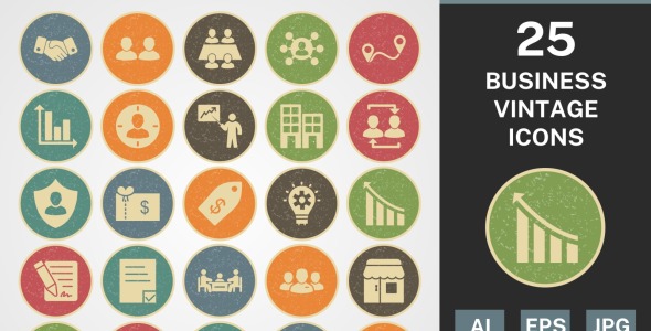 Набор иконок на тему business