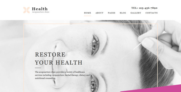 акупунктурная клиника moto cms 3 шаблон