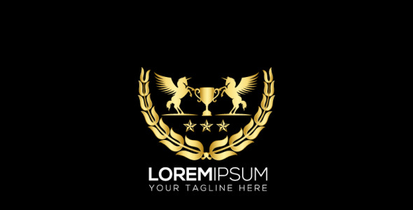 Шаблон логотипа на тему графика