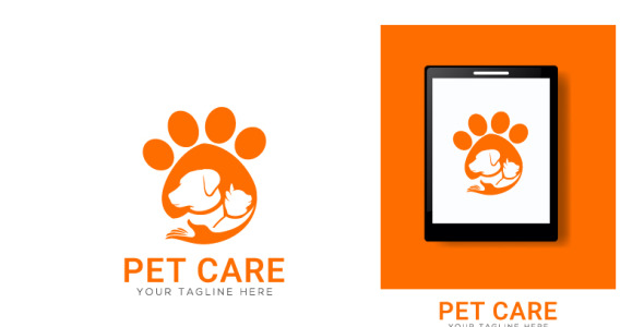 Шаблон логотипа на тему графика