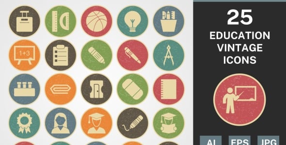 Набор иконок на тему science