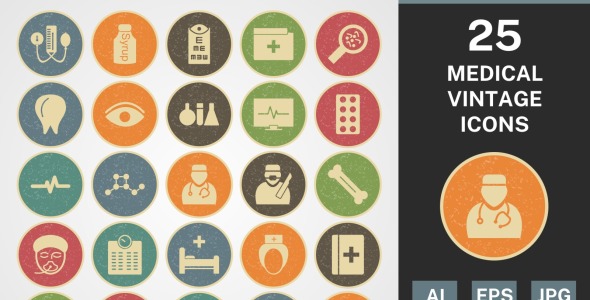 Набор иконок на тему medical