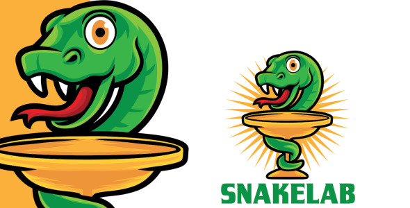 Шаблон логотипа на тему графика