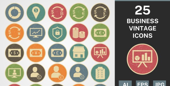 Набор иконок на тему финансы