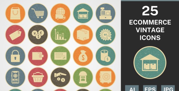 Набор иконок на тему shopping