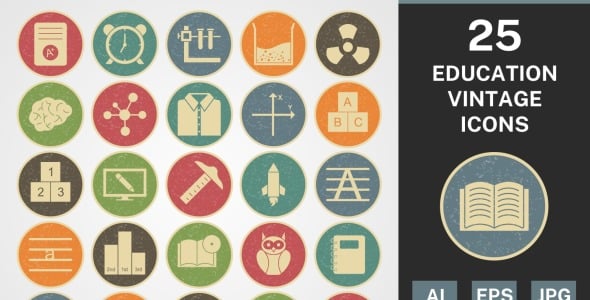 Набор иконок на тему science