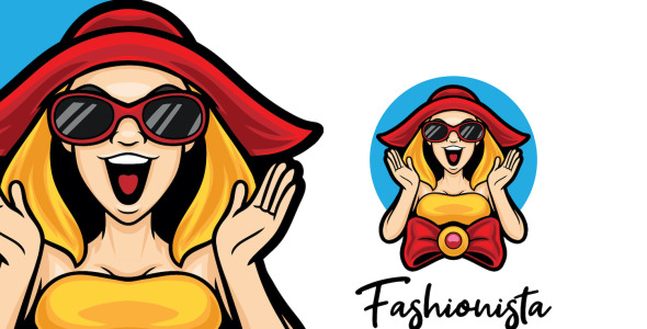 Шаблон логотипа на тему графика