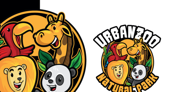 Шаблон логотипа на тему графика