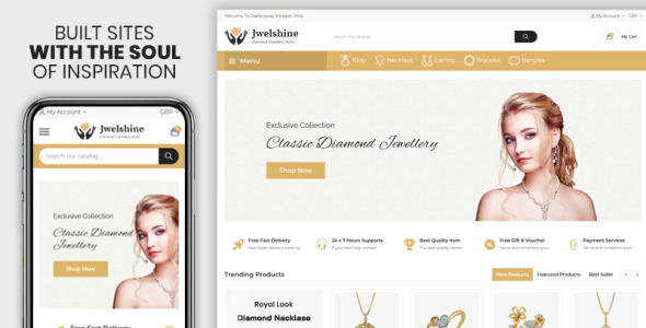 тема jewellery &amp; fashion premium shopify