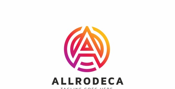 Шаблон логотипа на тему графика