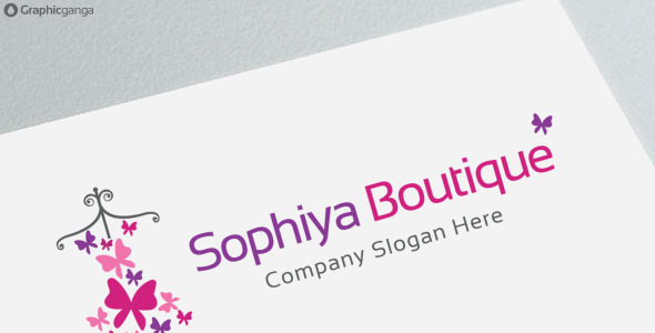 Шаблон логотипа на тему графика