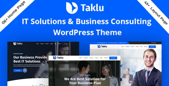 технология и бизнес - сервис wordpress тема