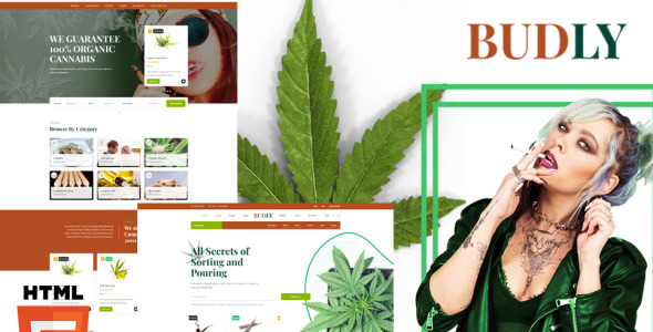 Cannabis Website Template
