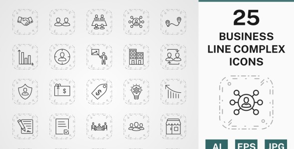 Набор иконок на тему business