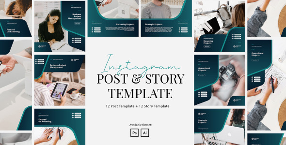 Шаблон для соцсетей на тему графика