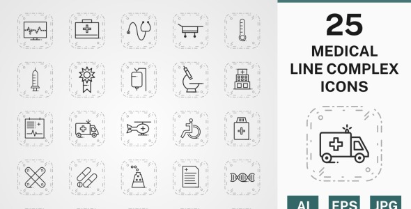 Набор иконок на тему medical