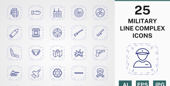 Набор иконок на тему military
