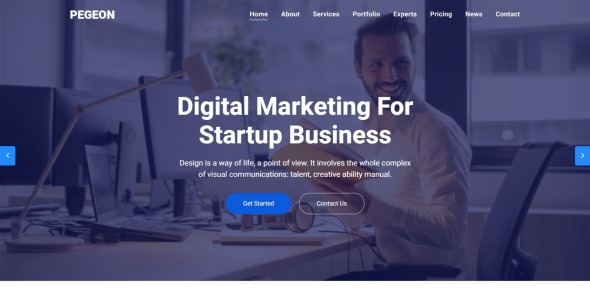 Business and Consulting Landing Page Template